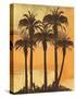 Island Sunset-Karl Rattner-Stretched Canvas