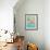 Island Time Flamingo II-Beth Grove-Framed Art Print displayed on a wall