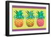 Island Time Pineapples I-Beth Grove-Framed Art Print