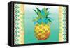 Island Time Pineapples III-Beth Grove-Framed Stretched Canvas