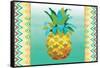 Island Time Pineapples III-Beth Grove-Framed Stretched Canvas