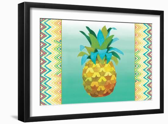 Island Time Pineapples III-Beth Grove-Framed Art Print