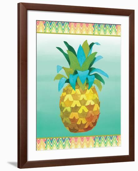 Island Time Pineapples VI-Beth Grove-Framed Art Print