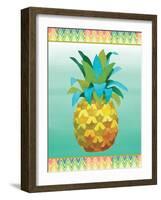 Island Time Pineapples VI-Beth Grove-Framed Art Print