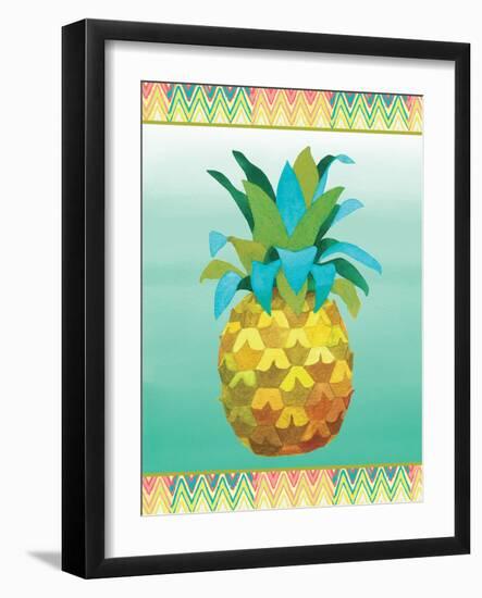 Island Time Pineapples VI-Beth Grove-Framed Art Print