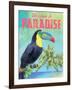 Island Time Toucan II-Beth Grove-Framed Art Print