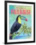 Island Time Toucan II-Beth Grove-Framed Art Print