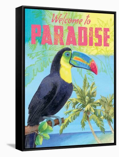 Island Time Tucan II Bright-Beth Grove-Framed Stretched Canvas