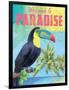 Island Time Tucan II Bright-Beth Grove-Framed Art Print