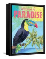 Island Time Tucan II Bright-Beth Grove-Framed Stretched Canvas