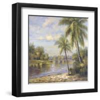 Island Tropics ll-Hannah Paulsen-Framed Art Print