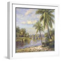 Island Tropics ll-Hannah Paulsen-Framed Art Print