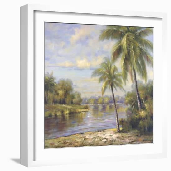 Island Tropics ll-Hannah Paulsen-Framed Art Print