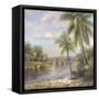 Island Tropics ll-Hannah Paulsen-Framed Stretched Canvas