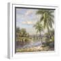 Island Tropics ll-Hannah Paulsen-Framed Premium Giclee Print