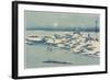 Island Village in Snow, C. 1824-1848-Keisai Eisen-Framed Giclee Print