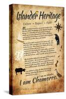 Islander Heritage - I Am Chamorro (Guam and CNMI)-Gerard Aflague Collection-Stretched Canvas