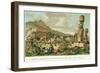 Islanders and Monuments of Easter Island, from the Atlas De Voyage De La Perouse, 1785-88-Gaspard Duche de Vancy-Framed Giclee Print