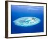 Islands Aerial View, Beautiful Blue Sea around Maldives Islands, Beauty of Nature, Exotic Tourism,-Anna Omelchenko-Framed Photographic Print