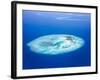 Islands Aerial View, Beautiful Blue Sea around Maldives Islands, Beauty of Nature, Exotic Tourism,-Anna Omelchenko-Framed Photographic Print