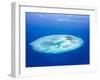 Islands Aerial View, Beautiful Blue Sea around Maldives Islands, Beauty of Nature, Exotic Tourism,-Anna Omelchenko-Framed Photographic Print