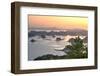 Islands at Sunset at Qiandaohu, 1000 Islands Lake, Lijiang, Yunnan, China, Asia-Andreas Brandl-Framed Photographic Print