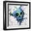 Islands Framed by Clouds Forming a Skull-null-Framed Art Print