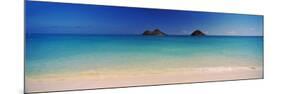 Islands in the Pacific Ocean, Lanikai Beach, Mokulua Islands, Oahu, Hawaii, USA-null-Mounted Photographic Print