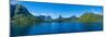 Islands in the Pacific Ocean, Opuhunu Bay, Moorea, French Polynesia-Panoramic Images-Mounted Photographic Print