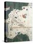 Islands of Central America, Nautical Chart, 16th Century-Juan de la Cosa-Stretched Canvas