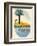 Islas Canarias (Canary Islands) - Palm Trees and Cactus-Pacifica Island Art-Framed Art Print
