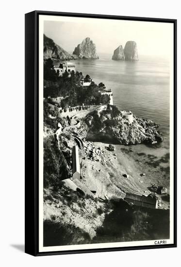 Isle of Capri-null-Framed Stretched Canvas