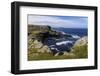 Isle of Fethaland, frothy sea, dramatic coast, view South to Isle of Uyea, North Roe, Scotland-Eleanor Scriven-Framed Photographic Print