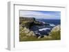 Isle of Fethaland, frothy sea, dramatic coast, view South to Isle of Uyea, North Roe, Scotland-Eleanor Scriven-Framed Photographic Print