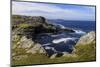 Isle of Fethaland, frothy sea, dramatic coast, view South to Isle of Uyea, North Roe, Scotland-Eleanor Scriven-Mounted Photographic Print
