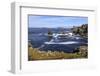 Isle of Fethaland, frothy sea, stacks, cliffs, Isle of Gruney, Scotland-Eleanor Scriven-Framed Photographic Print