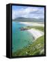 Isle of Harris, Seilebost Beach on South Harris. Scotland in July-Martin Zwick-Framed Stretched Canvas