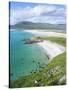 Isle of Harris, Seilebost Beach on South Harris. Scotland in July-Martin Zwick-Stretched Canvas