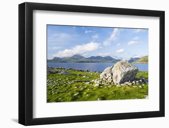 Isle of Harris, the Coast Near Luskentyre. Scotland in July-Martin Zwick-Framed Photographic Print