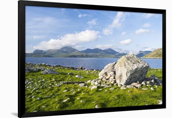 Isle of Harris, the Coast Near Luskentyre. Scotland in July-Martin Zwick-Framed Photographic Print