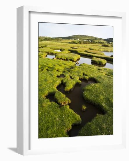 Isle of Harris, the Coastal Salt Marsh During Sunset. Scotland-Martin Zwick-Framed Photographic Print
