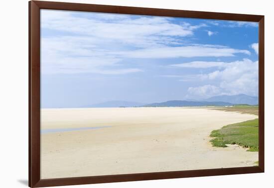 Isle of Harris, Tidal Flats at Scarista Beach at Low Tide. Scotland-Martin Zwick-Framed Photographic Print