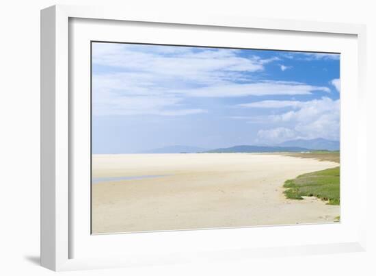 Isle of Harris, Tidal Flats at Scarista Beach at Low Tide. Scotland-Martin Zwick-Framed Photographic Print