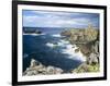 Isle of Lewis, Coast and Lighthouse at the Butt of Lewis. Scotland-Martin Zwick-Framed Photographic Print