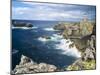 Isle of Lewis, Coast and Lighthouse at the Butt of Lewis. Scotland-Martin Zwick-Mounted Premium Photographic Print