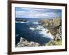 Isle of Lewis, Coast and Lighthouse at the Butt of Lewis. Scotland-Martin Zwick-Framed Photographic Print