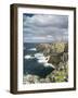 Isle of Lewis, Coast and Lighthouse at the Butt of Lewis. Scotland-Martin Zwick-Framed Photographic Print