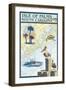 Isle of Palms, South Carolina - Nautical Chart-Lantern Press-Framed Art Print