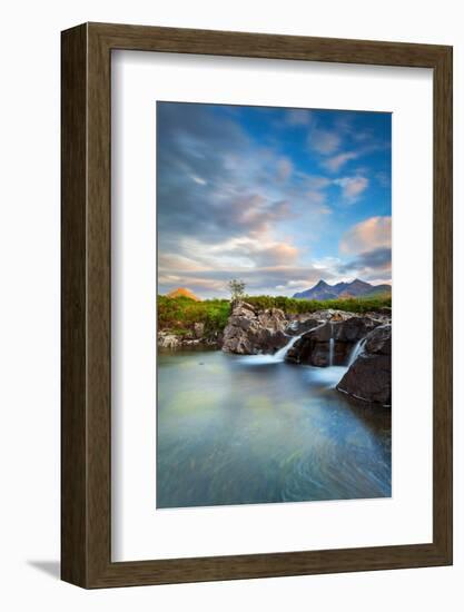 Isle of Skye, Scotland. Sunset taken in Sligachan, at the bottom of the Black Cuillins-ClickAlps-Framed Photographic Print