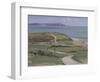 Isle of Wight and Sail Boats from Hengistbury Head, April-Tom Hughes-Framed Giclee Print